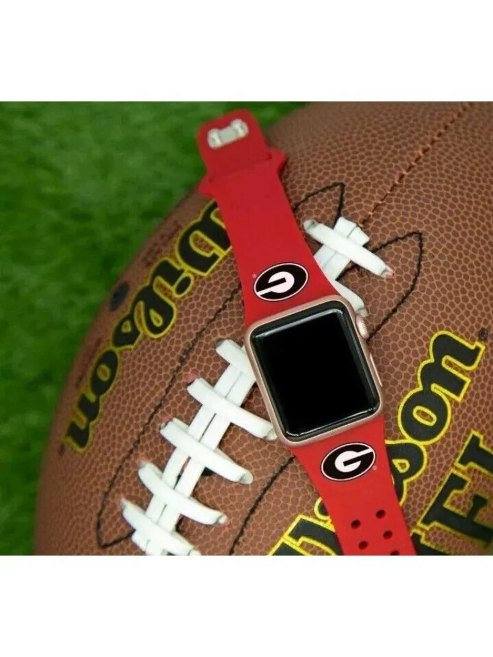 New / 3pc / AFFINITY / Georgia Bulldogs Apple Watch Band 38 - 41 mm / All Series